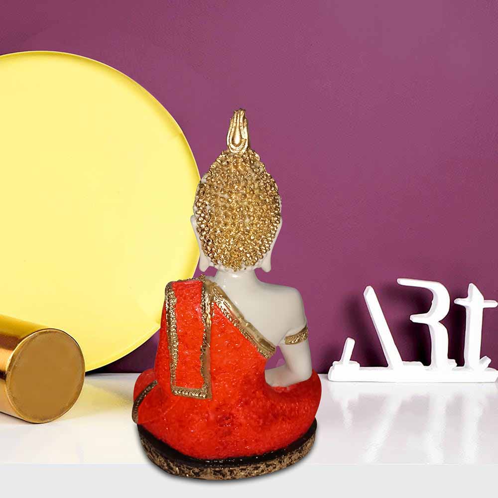 Orange Buddha Idol